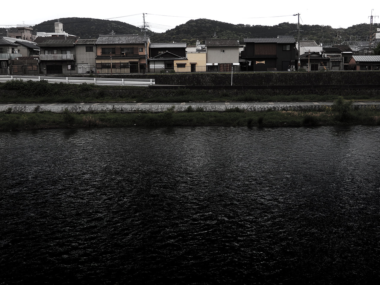 2021年4月18日　小雨　鴨川