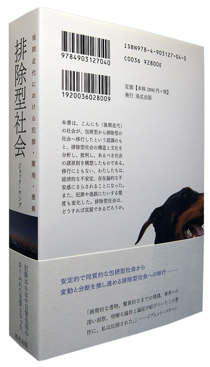 『排除型社会――後期近代における犯罪・雇用・差異』、ジョック・ヤング、洛北出版